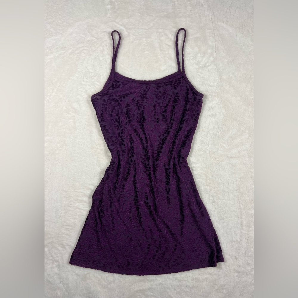 Sarah Spencer Deep Purple Floral Dress